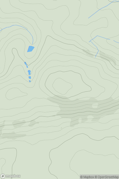 Thumbnail image for Windmill Hill [South West England] [SX853594] showing contour plot for surrounding peak